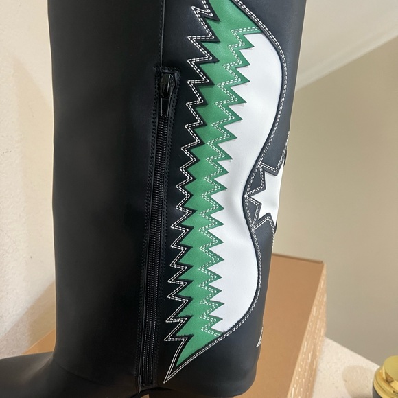 Zodiac Rowena Faux Leather‎ Wings Women's Multi Black Knee High Boot FS 9.5 - Picture 8 of 11